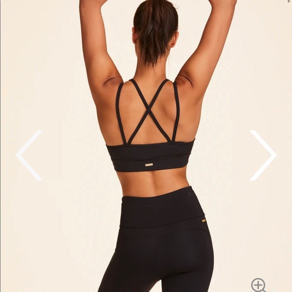 NWT Alala Aurora Sports Bra in Black - Picture 4 of 11